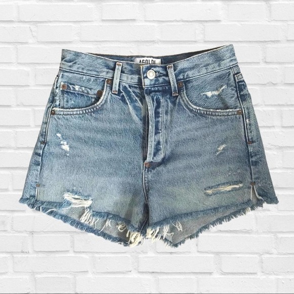 Agolde Jaden Short in Sureal - Picture 3 of 7